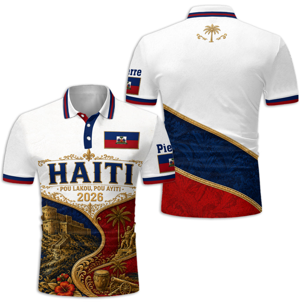 Pou Lakou, Pou Ayaiti - Personalized Expats Polo Shirt