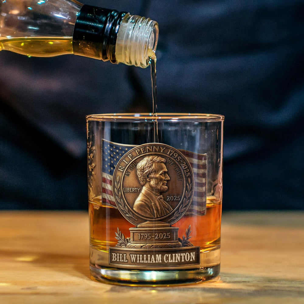 RIP Penny - Personalized Pontoon Whiskey Decanter Set