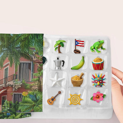 Puerto Rico Advent Calendar 2025 - Personalized Expats Advent Calendar With Ornaments