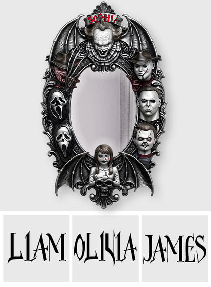 Cool Guys - Personalized Horror Character Wall Hanging Mirror