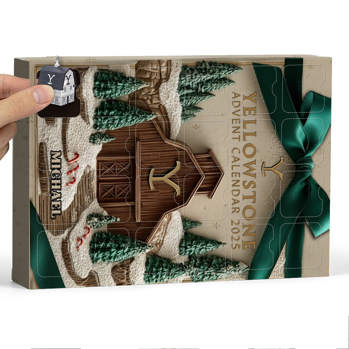 Get Ripped - Personalized Movie Advent Calendar With Ornaments