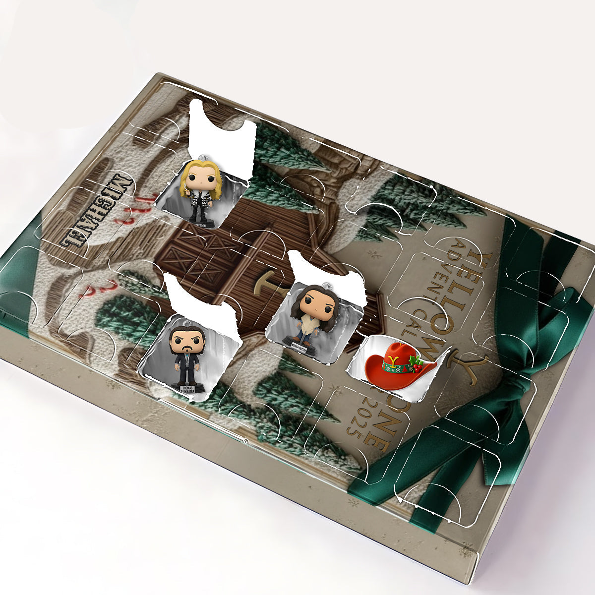 Get Ripped - Personalized Movie Advent Calendar With Ornaments
