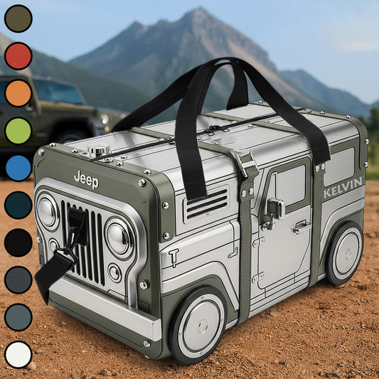 The Overland Voyager - Personalized Car Duffle Bag