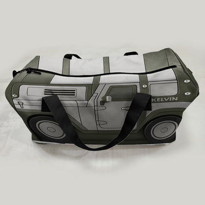 The Overland Voyager - Personalized Car Duffle Bag