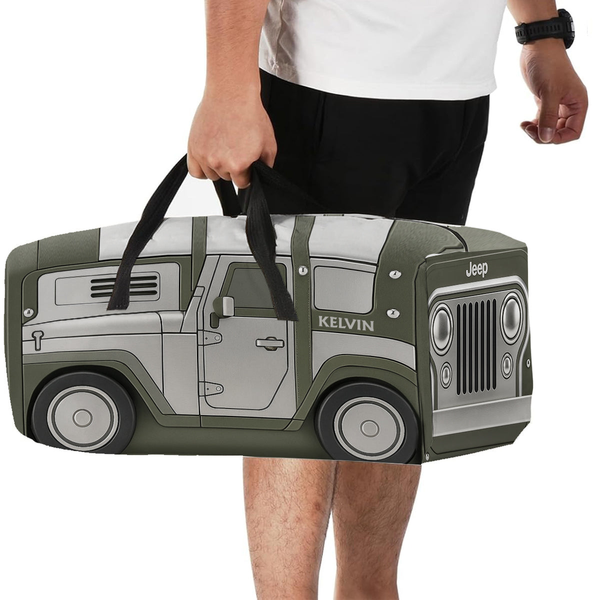 The Overland Voyager - Personalized Car Duffle Bag