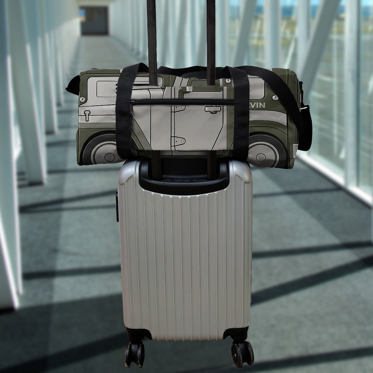 The Overland Voyager - Personalized Car Duffle Bag