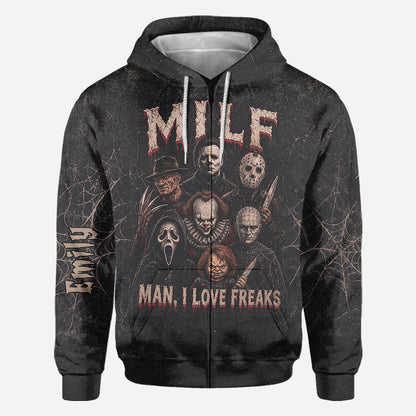 Classic Halloween Horror Characters - Personalized Horror Character All Over Shirt