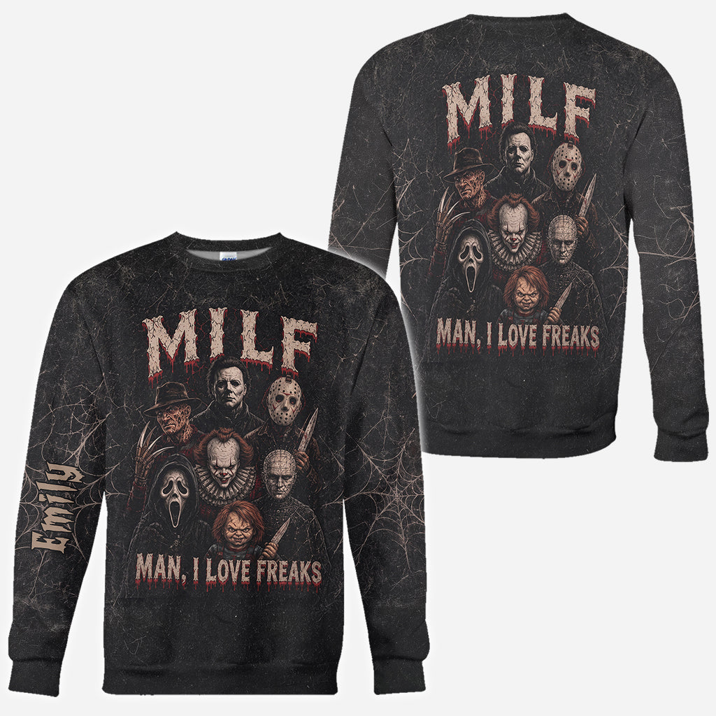 Classic Halloween Horror Characters - Personalized Horror Character All Over Shirt