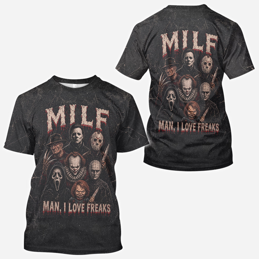 Classic Halloween Horror Characters - Personalized Horror Character All Over Shirt
