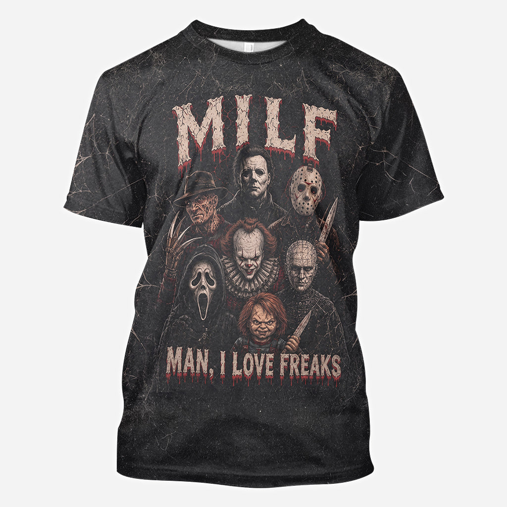 Classic Halloween Horror Characters - Personalized Horror Character All Over Shirt