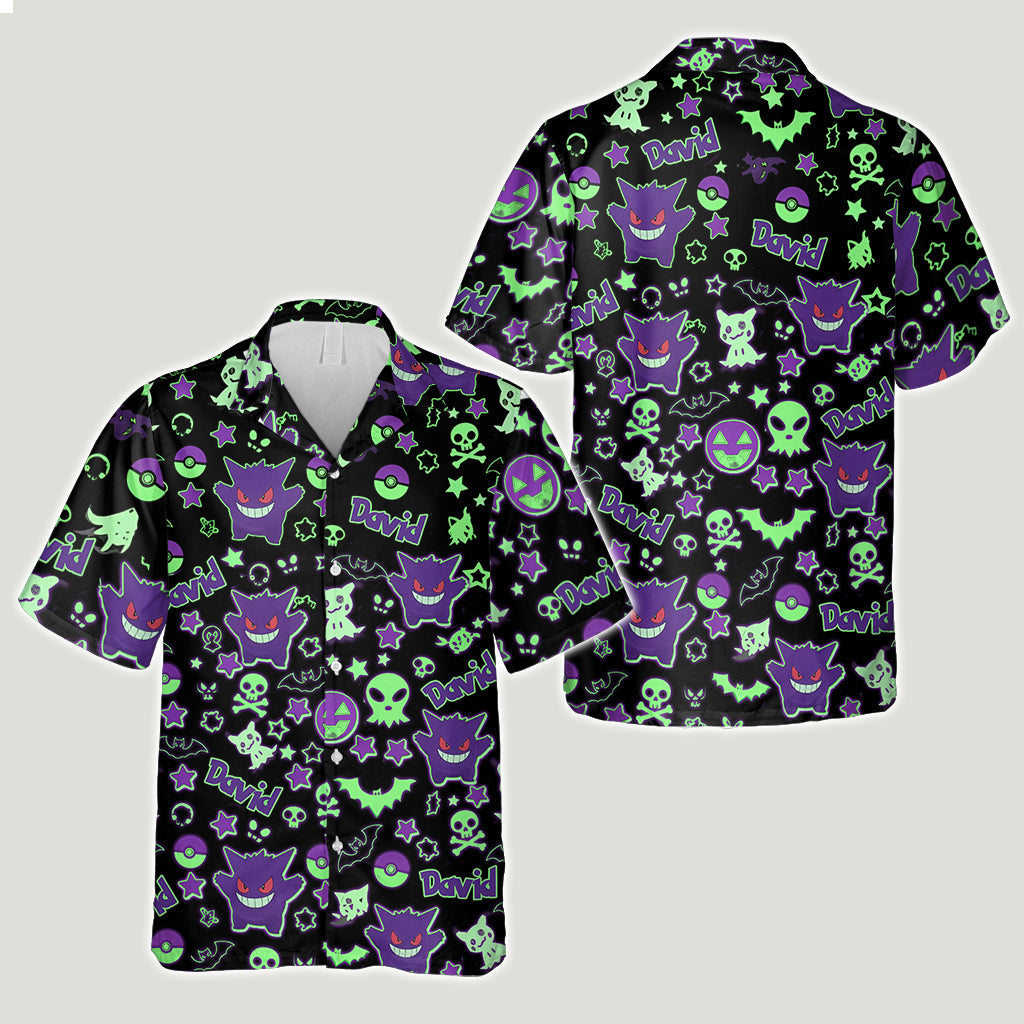 Catch The Poke - Personalized Monster Trainer Hawaiian Shirt
