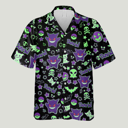 Catch The Poke - Personalized Monster Trainer Hawaiian Shirt