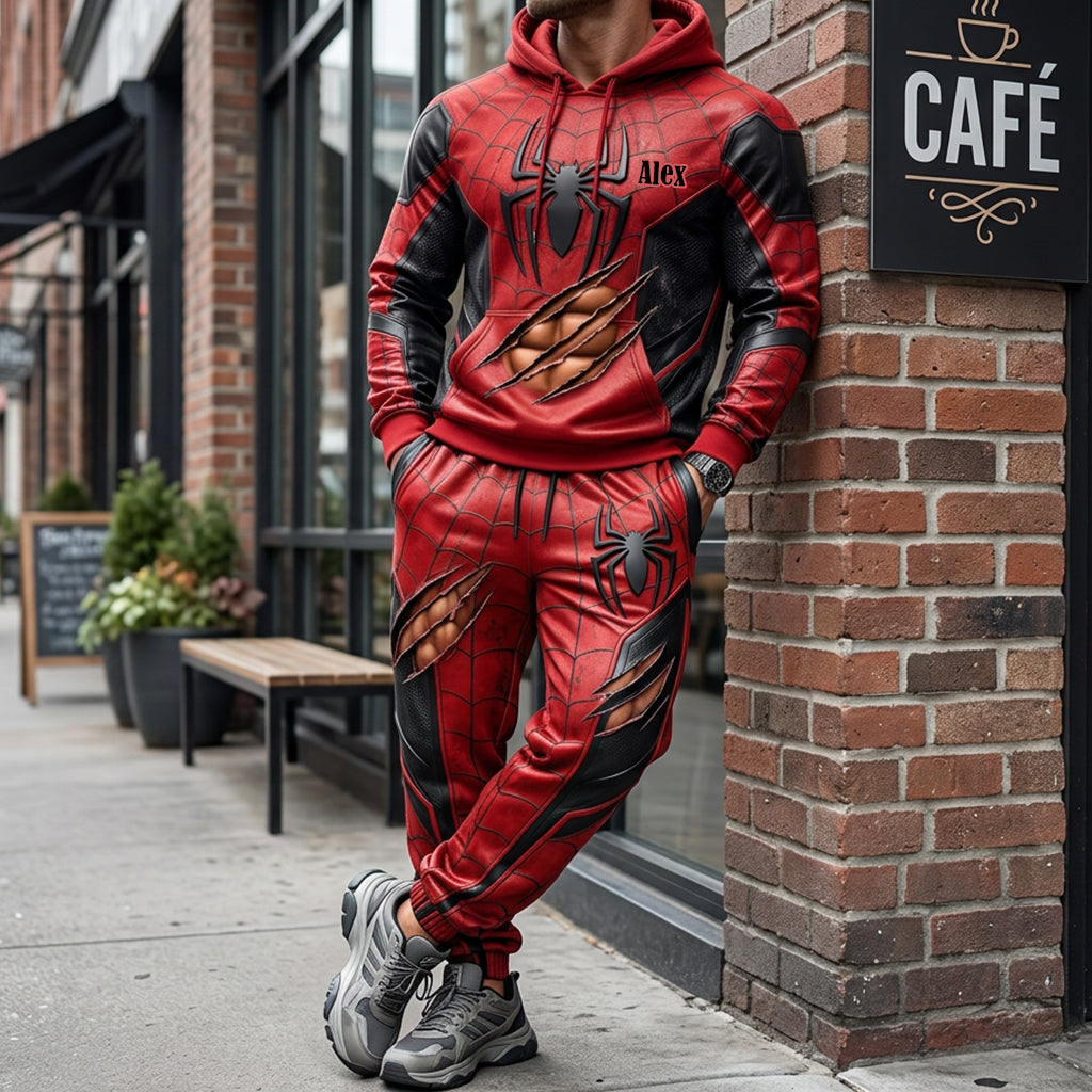 Spider Movie - Personalized Spider-Verse Hoodie and Sweatpants