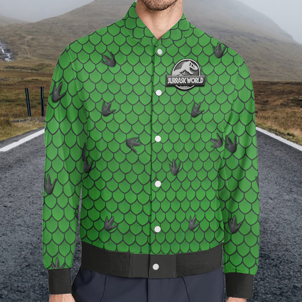 Dinosaur World - Personalized Kid Varsity Jacket