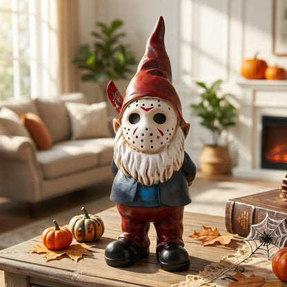 Horror Face Garden Gnome Statue
