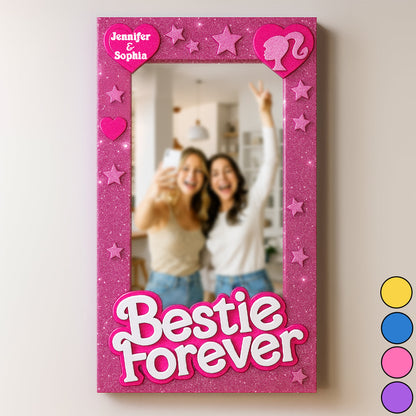 Bestie Forever - Personalized Bestie Wall Hanging Mirror