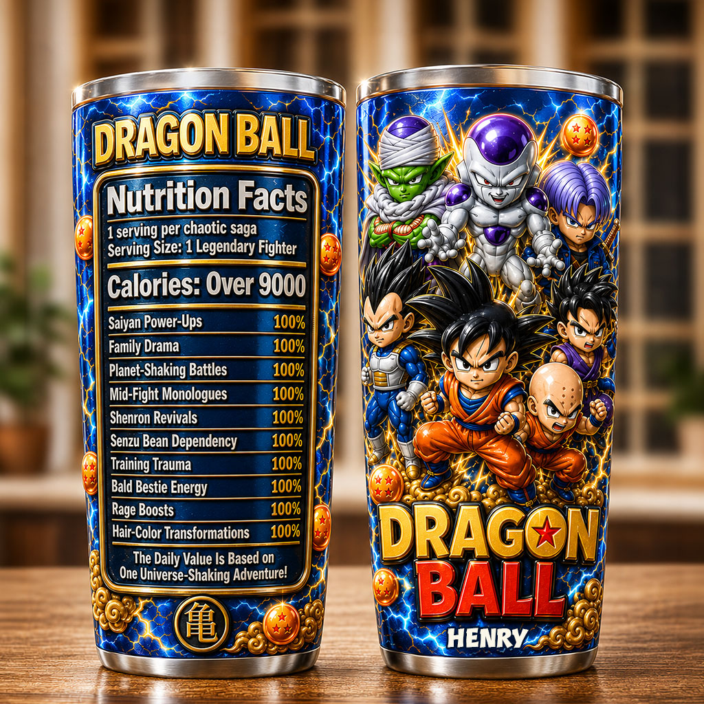 Dragon Ball Fan Gift - Personalized Seven Balls Tumbler