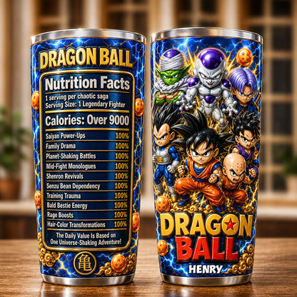 Dragon Ball Fan Gift - Personalized Seven Balls Tumbler