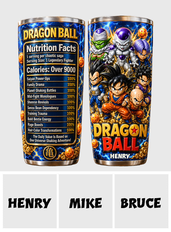 Dragon Ball Fan Gift - Personalized Seven Balls Tumbler