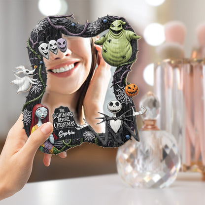 Black Halloween - Personalized Nightmare Wall Hanging Mirror
