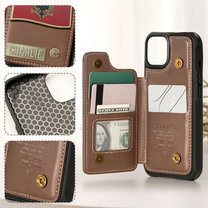 Proud Albania - Personalized Expats Wallet Phone Case