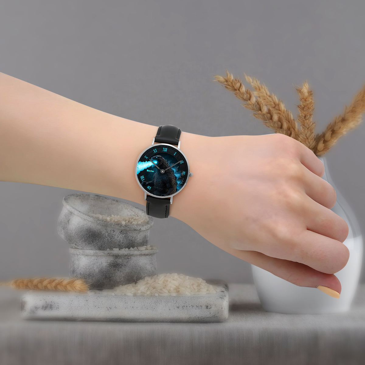 Atomic Bomb Creature - Personalized Giant Monster Hand Watch