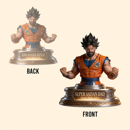 Super Saiyan Dad - Personalized Seven Balls Custom Shaped Acrylic Plaque