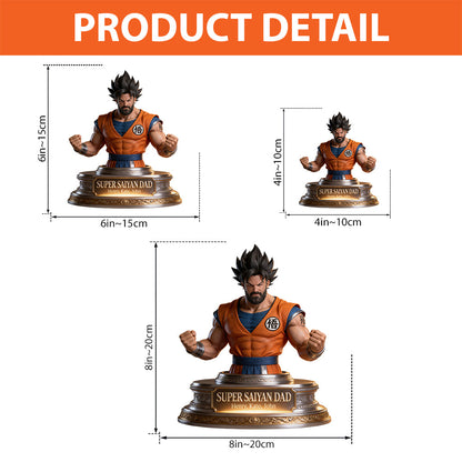 Super Saiyan Dad - Personalized Seven Balls Custom Shaped Acrylic Plaque