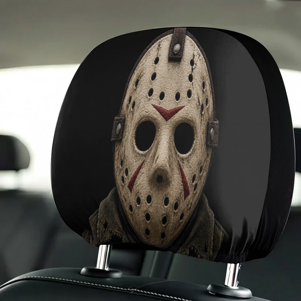 Get In Loser We're Going Killing - Personalized Horror Character Car Headrest Covers