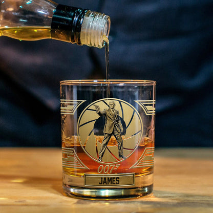 The Golden Spy Edition - Personalized Whiskey Glass