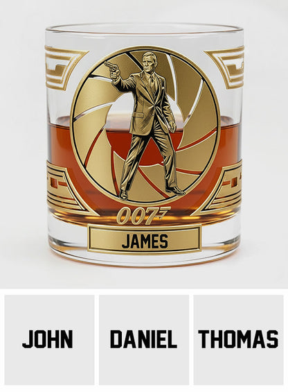 The Golden Spy Edition - Personalized Whiskey Glass