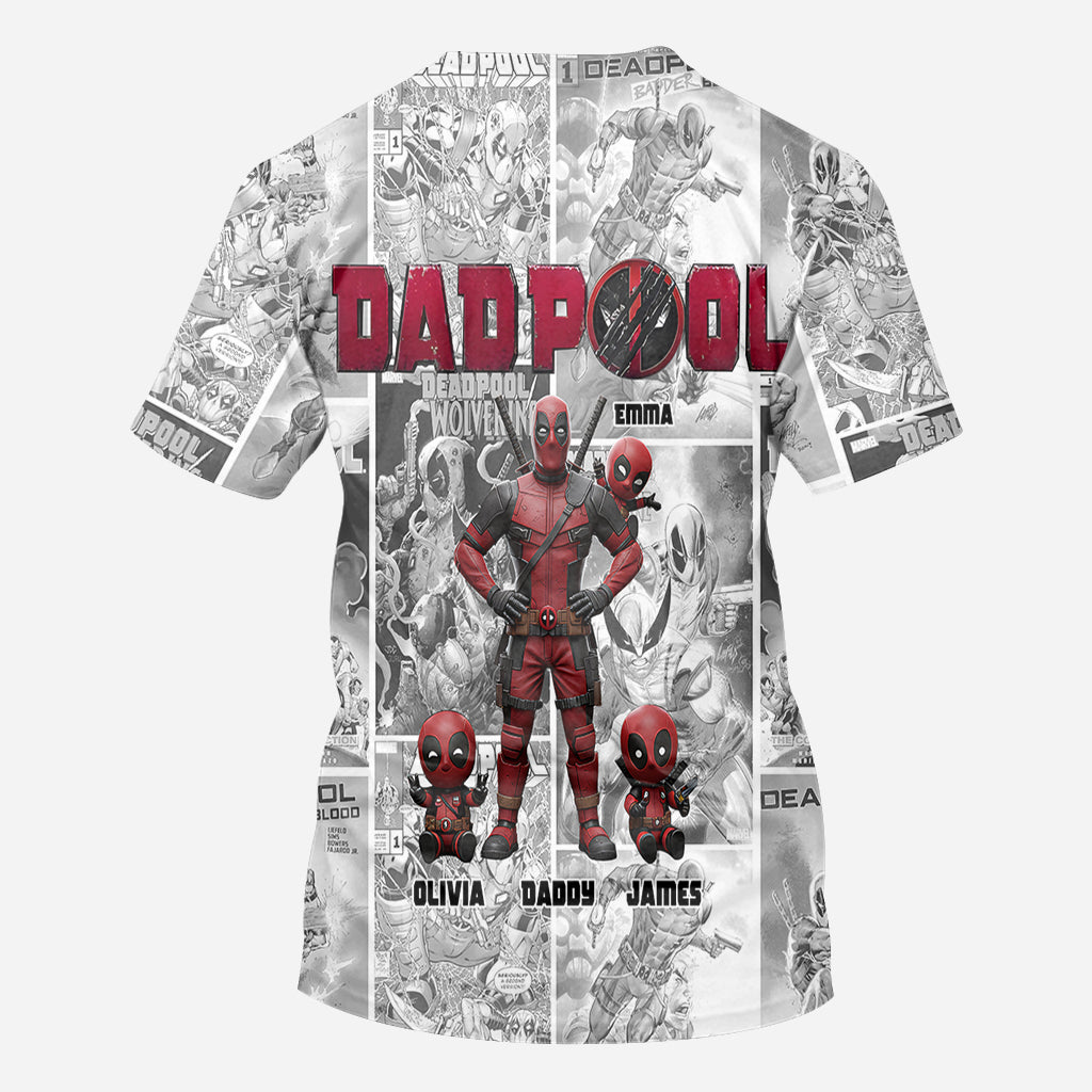 The Best Team Gift For Dad, Grandpa - Personalized Father All Over Shirt
