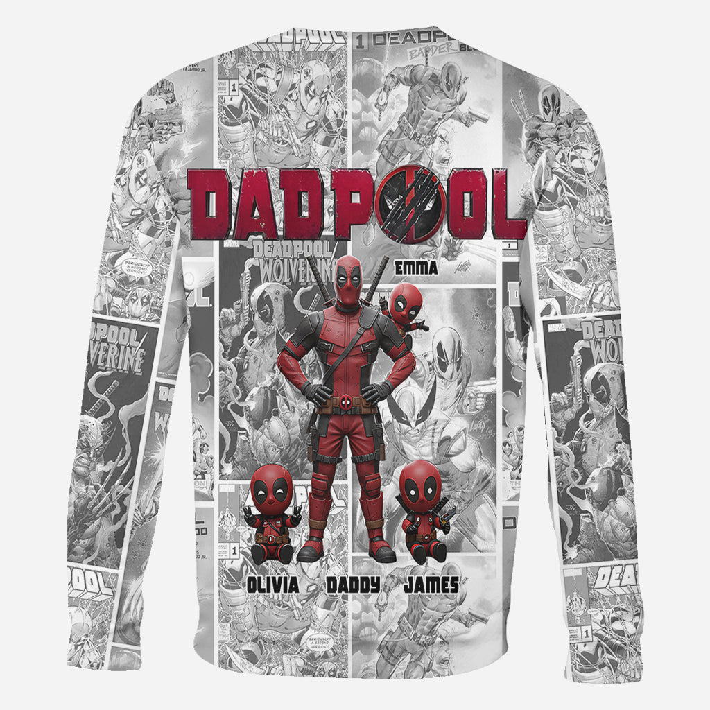 The Best Team Gift For Dad, Grandpa - Personalized Father All Over Shirt