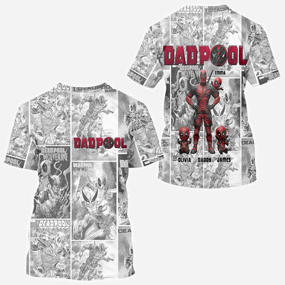 The Best Team Gift For Dad, Grandpa - Personalized Father All Over Shirt