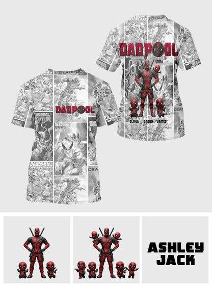 The Best Team Gift For Dad, Grandpa - Personalized Father All Over Shirt