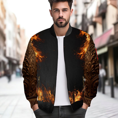 I Am A Legend - Personalized Biker Bomber Jacket