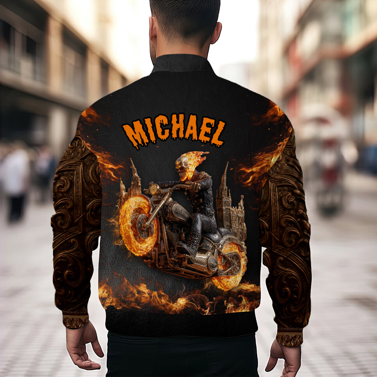 I Am A Legend - Personalized Biker Bomber Jacket