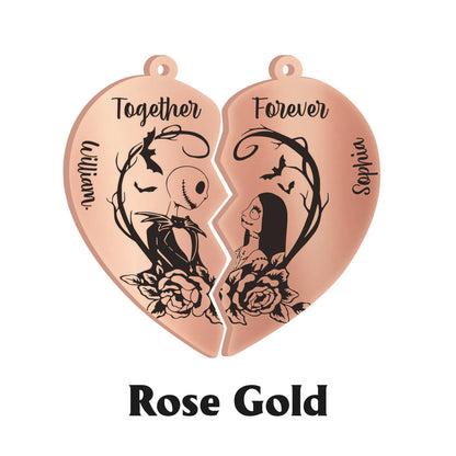 Till Death Do Us Part - Personalized Nightmare Matching Pendant Necklace