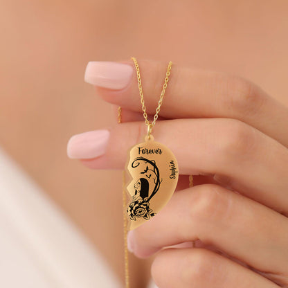 Till Death Do Us Part - Personalized Nightmare Matching Pendant Necklace
