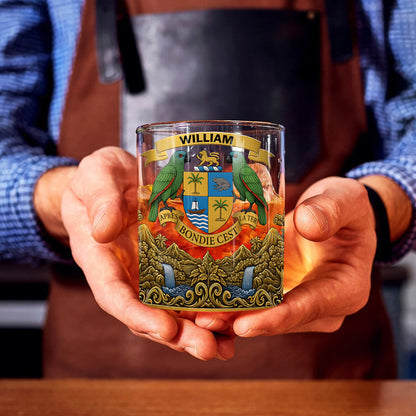 Proud Dominican, Après Bondie C'est La Ter - Personalized Expats Whiskey Glass
