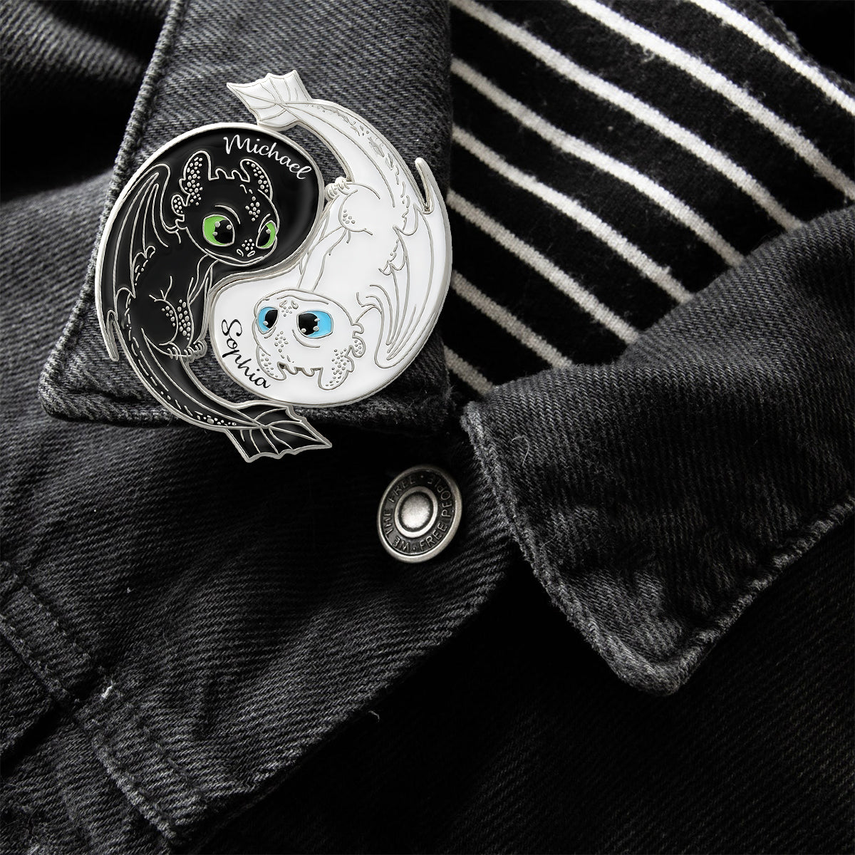 You're The Ying To My Yang - Personalized Pin