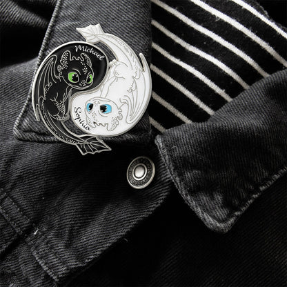 You're The Ying To My Yang - Personalized Pin