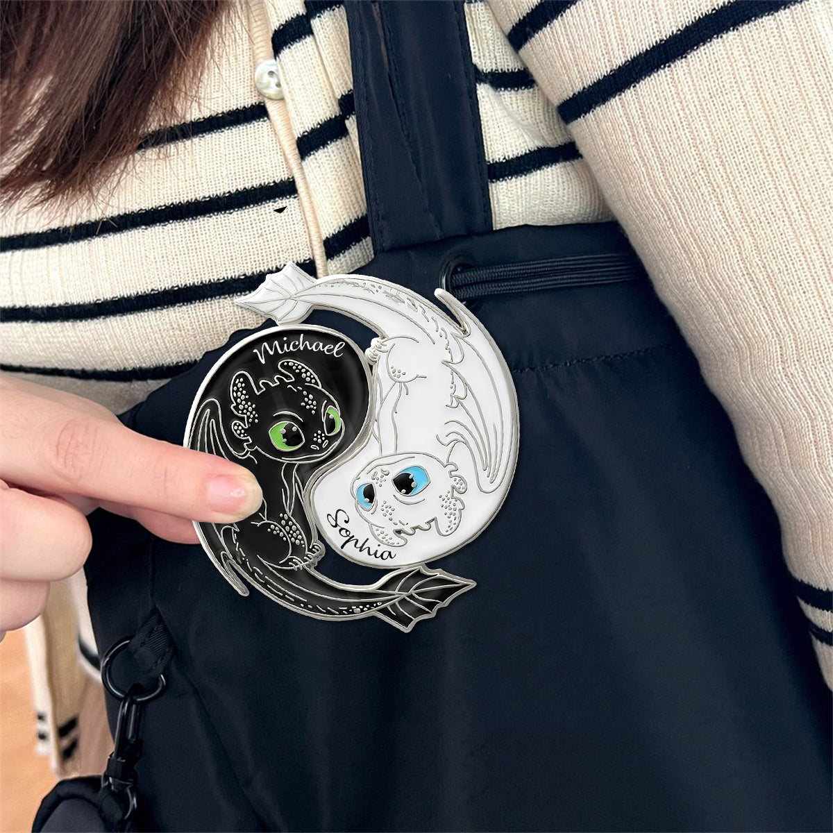 You're The Ying To My Yang - Personalized Pin