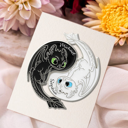 You're The Ying To My Yang - Personalized Pin