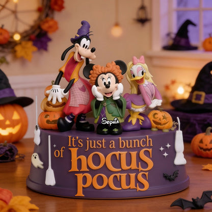 It's Just A Bunch Of Witches - Personalized Three Witches 2-Side Printed Acrylic Plaque