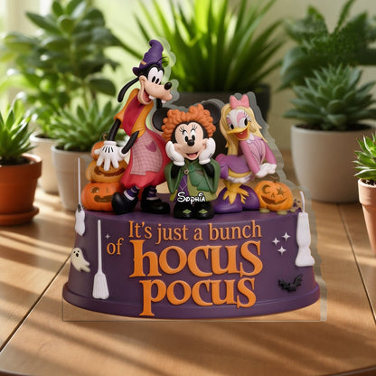 It's Just A Bunch Of Witches - Personalized Three Witches 2-Side Printed Acrylic Plaque