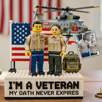 Military Veteran - Personalized Veteran Custom Shaped Acrylic Plaque
