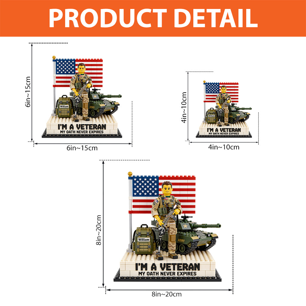 Military Veteran - Personalized Veteran Custom Shaped Acrylic Plaque