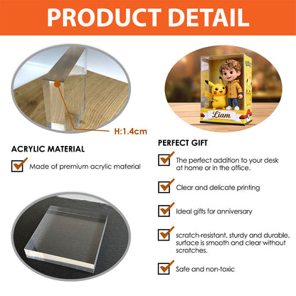 Custom Any Photo - Personalized Monster Trainer Custom Shaped Acrylic Plaque