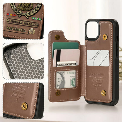 All Gave Some - Personalized Veteran Wallet Phone Case